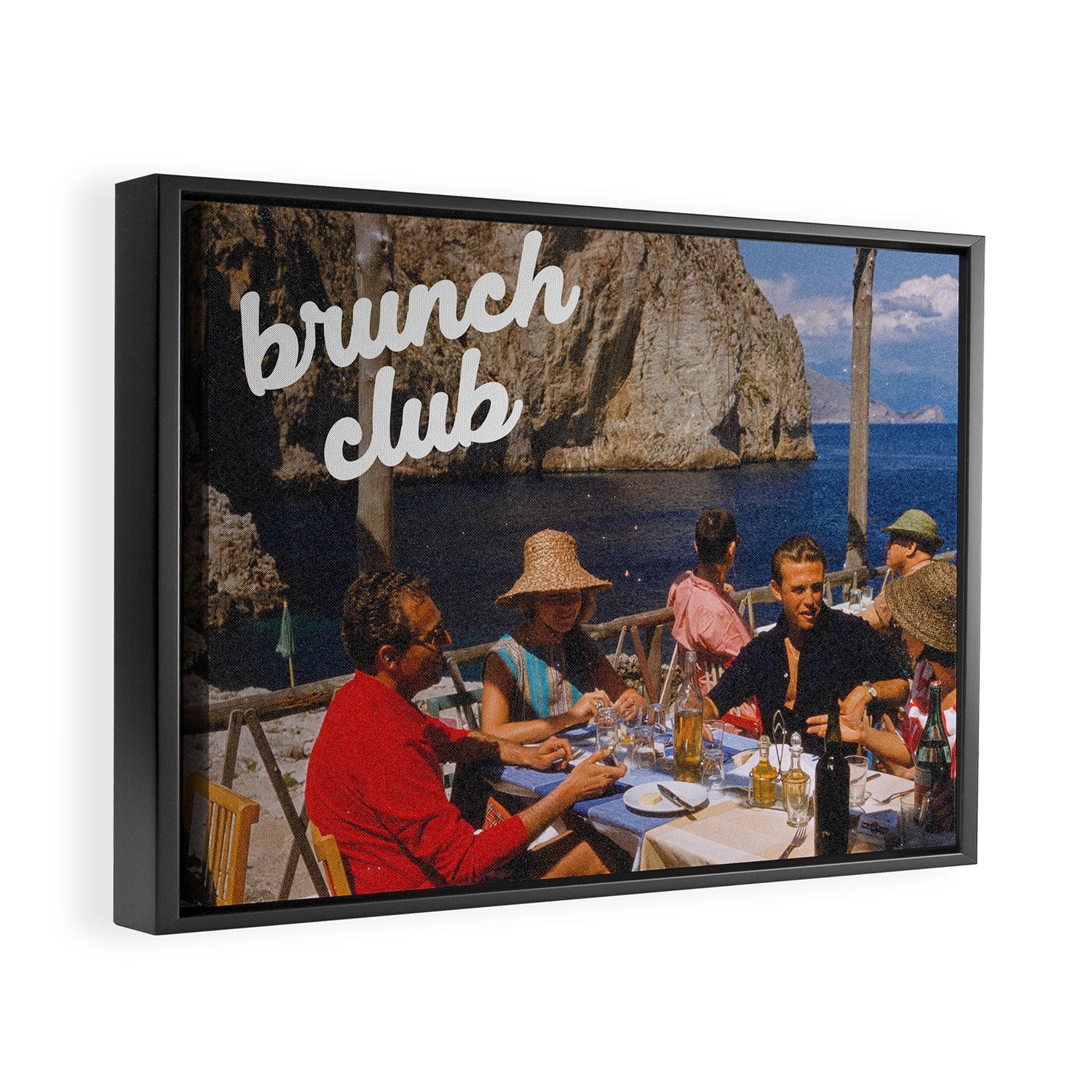 Brunch Club Framed Canvas Print Gallery Image 6