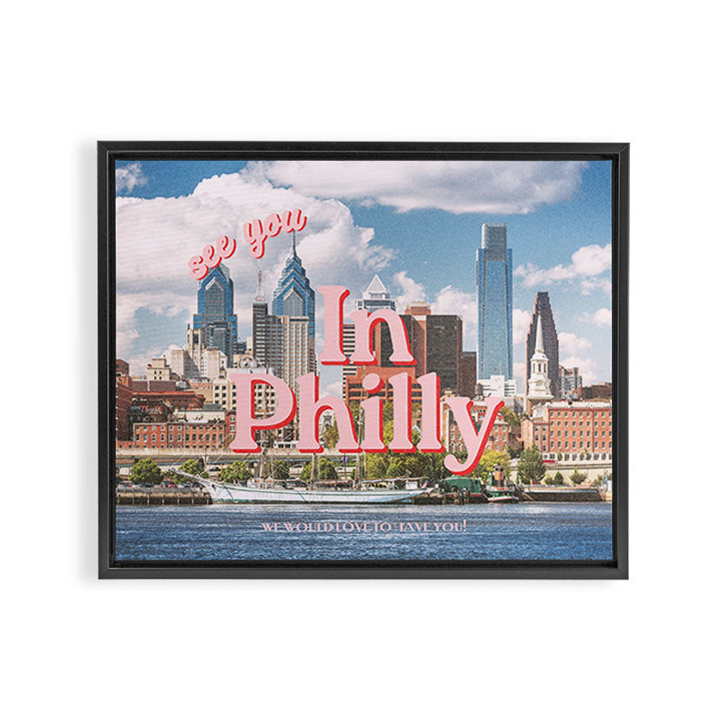 See You In Philly Framed Canvas Print Gallery Image 2
