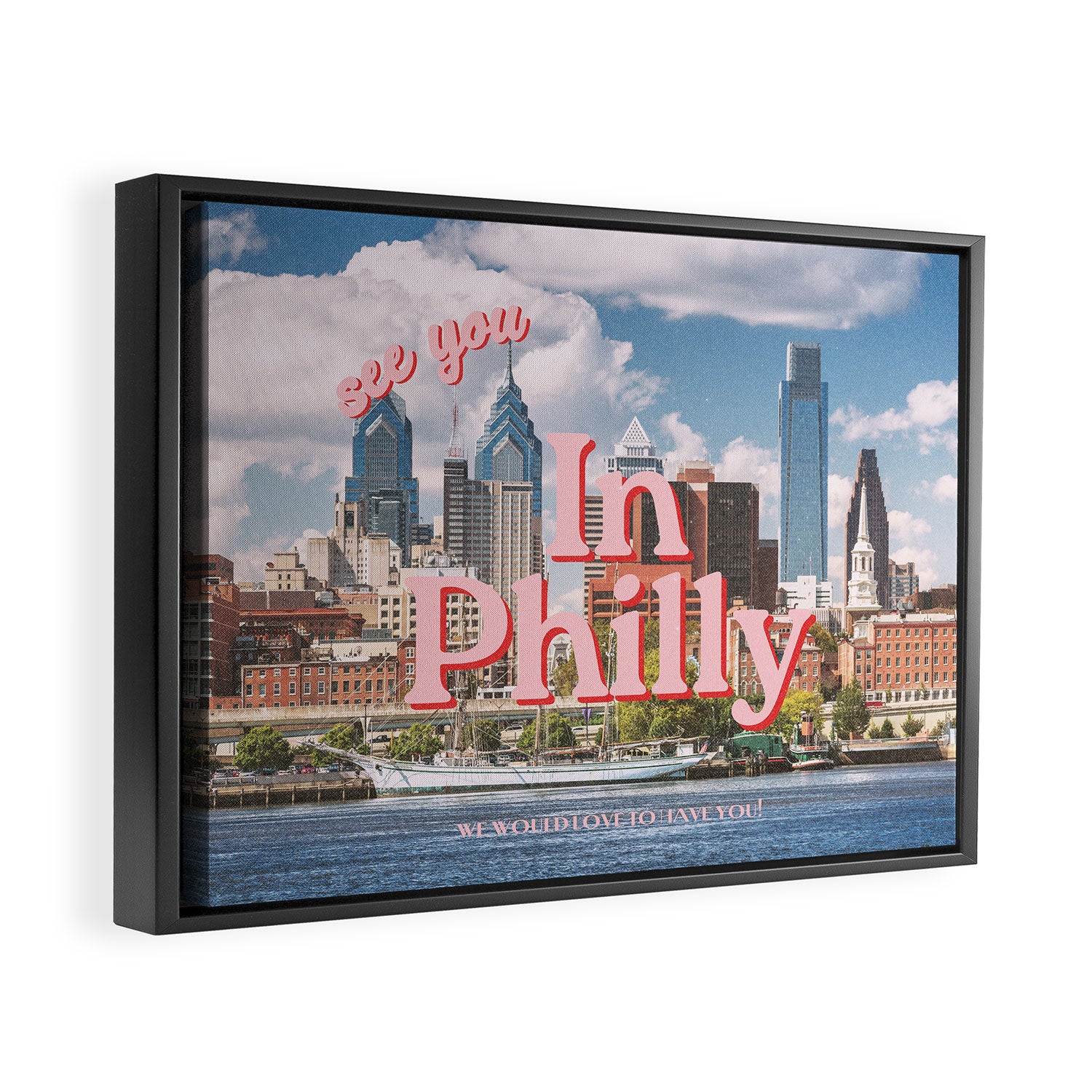 See You In Philly Framed Canvas Print Gallery Image 6