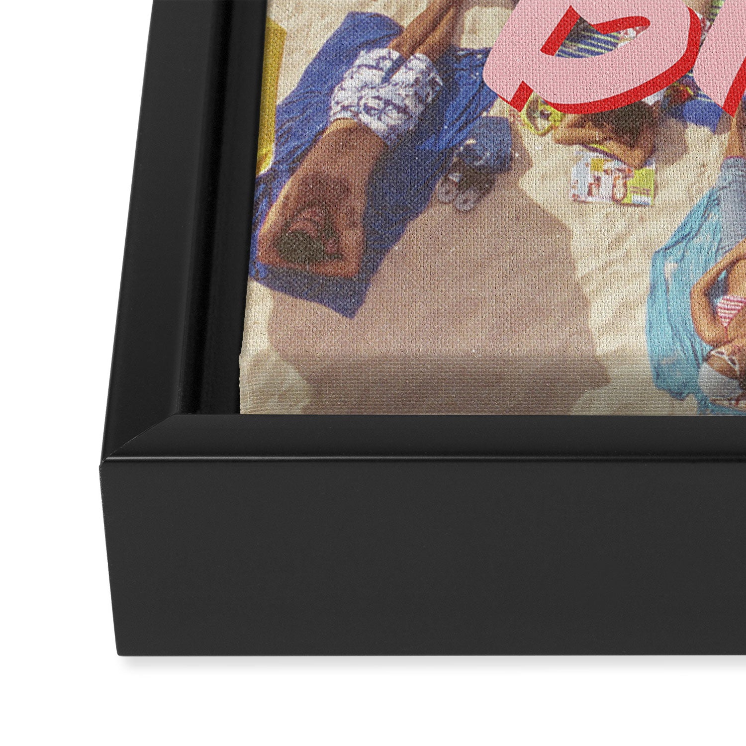 Welcome To Spring Break Framed Canvas Print Gallery Image 3
