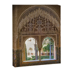 Lindaraja oriel. The Alhambra palace. Granada. Spain. Medium format, Film Canvas Print Gallery Image 8