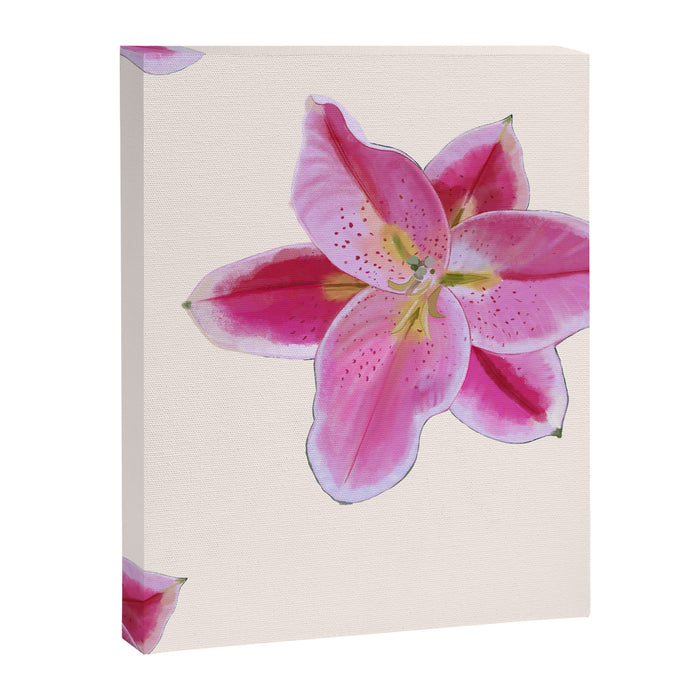 Big lily pattern Canvas Print Gallery Image 1