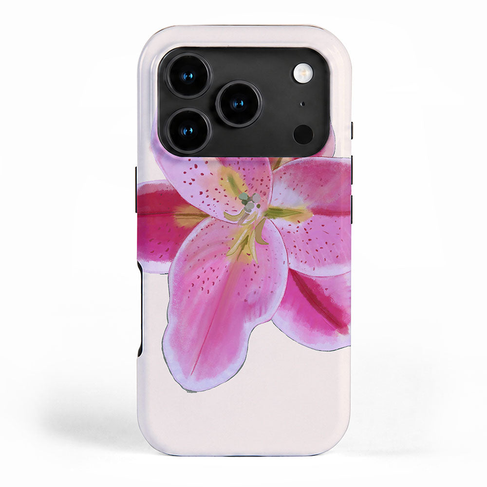 Big lily pattern iPhone Case Gallery Image 1