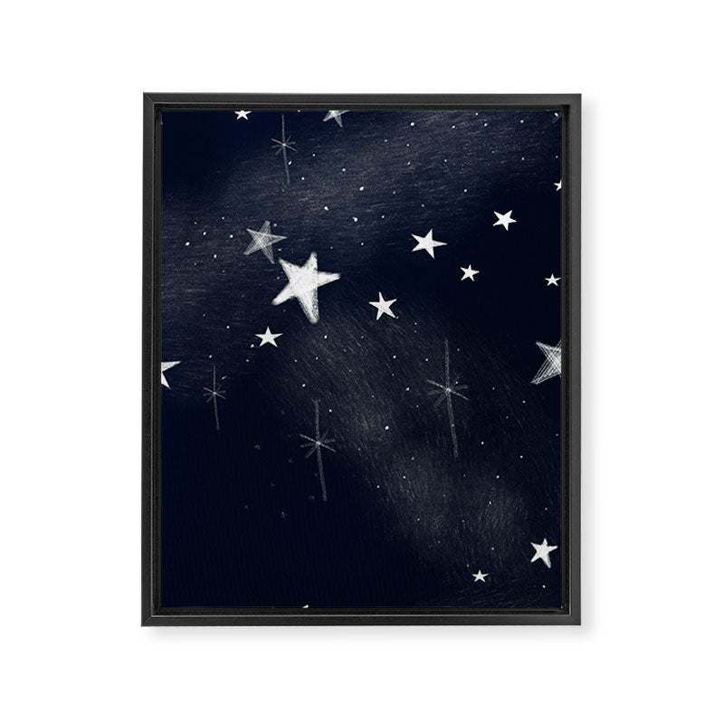 Christmas starlight Framed Canvas Print Gallery Image 8