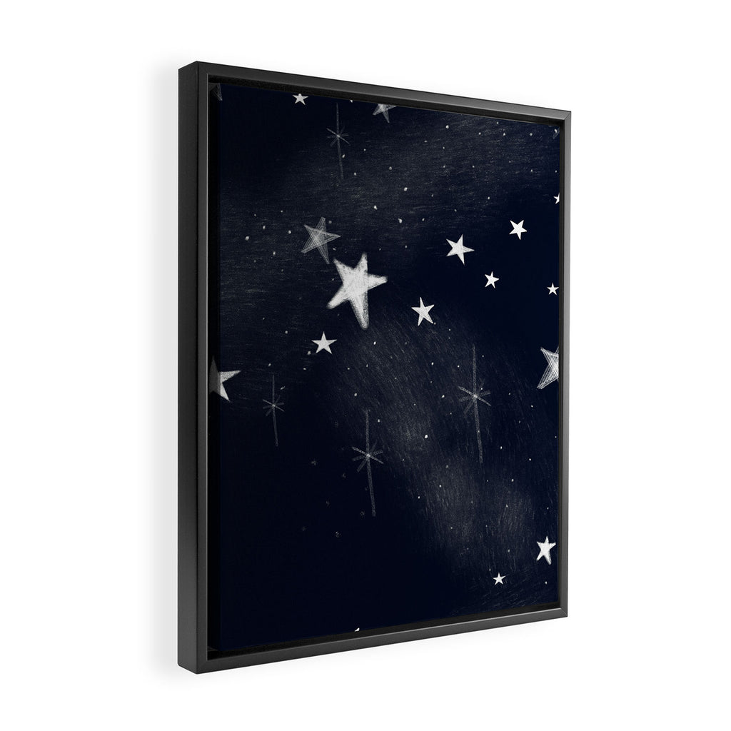 Christmas starlight Framed Canvas Print Gallery Image 2
