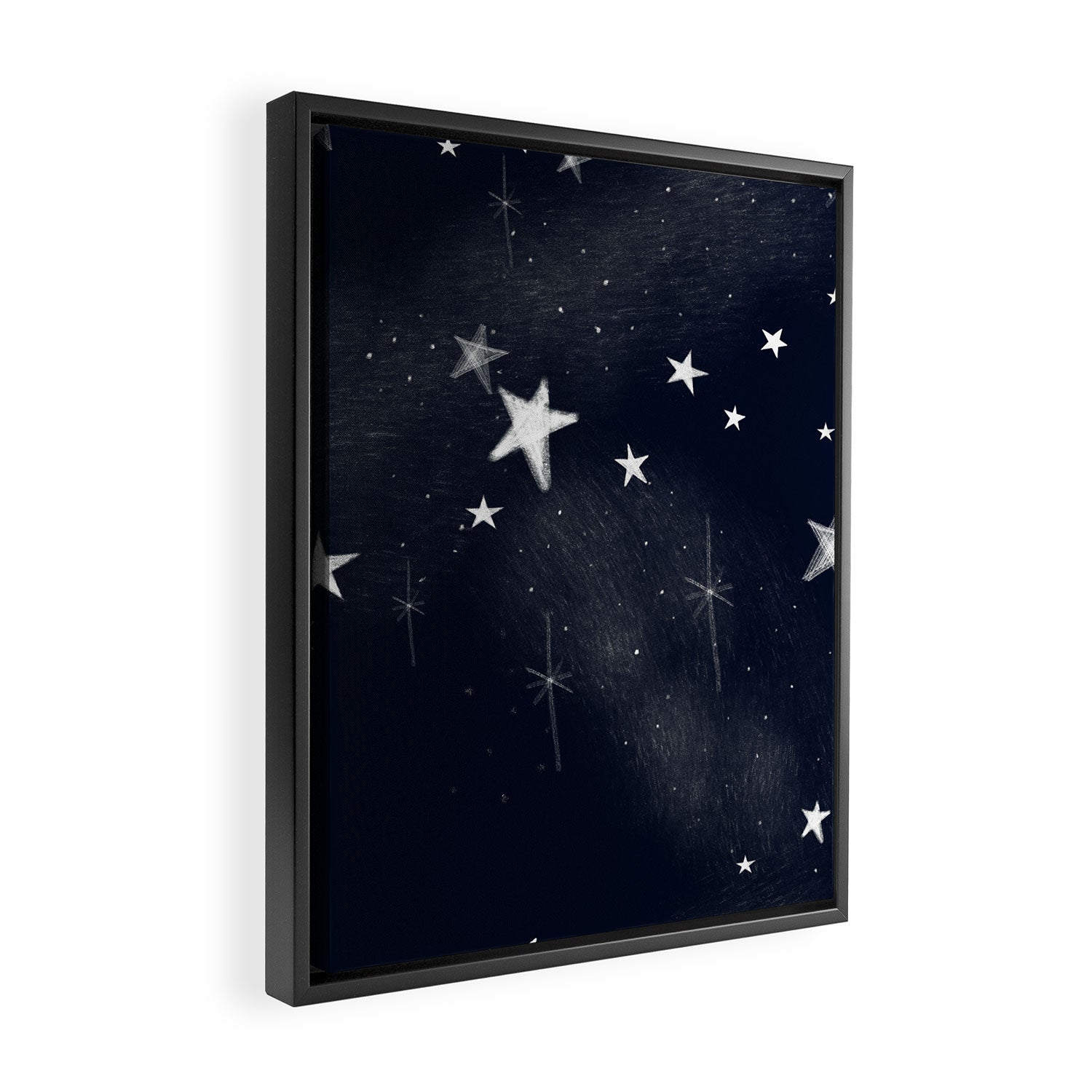Christmas starlight Framed Canvas Print Gallery Image 2