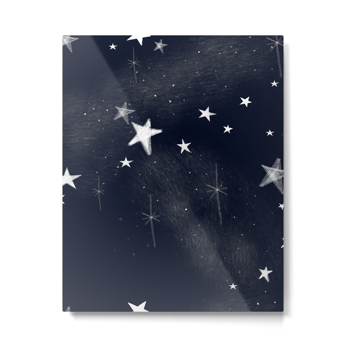 Christmas starlight Metal Print Gallery Image 1