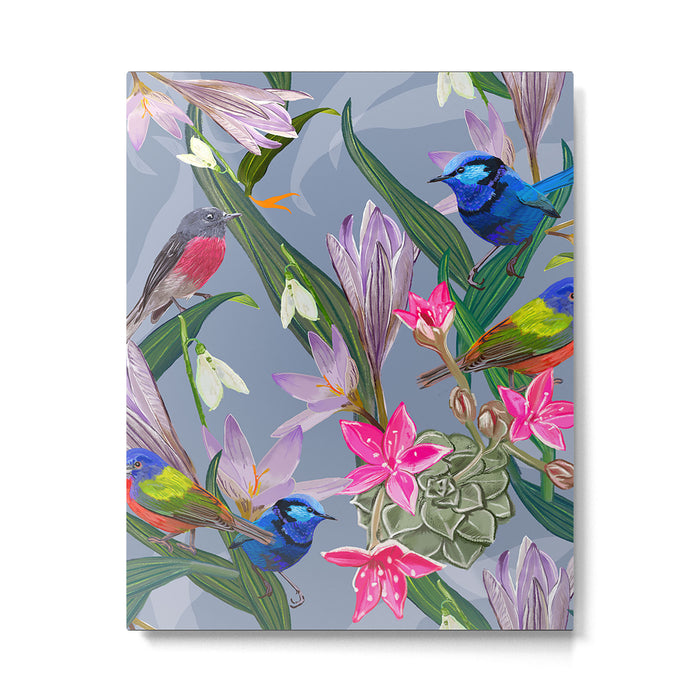 Lovely birds  Metal Print Gallery Image 1