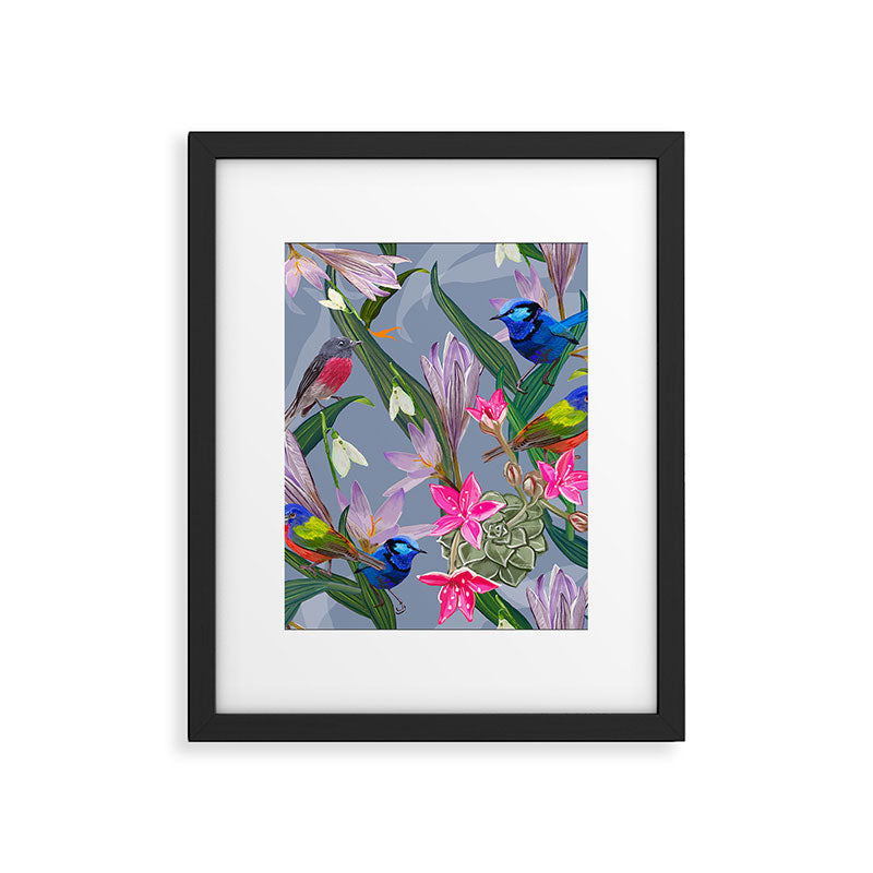 Lovely birds  Framed Art Print Gallery Image 6