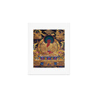 Amitabha Buddha Golden Shambala Thangka Art Print Gallery Image 1
