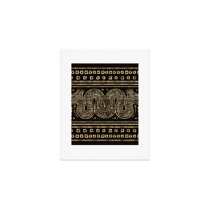 Aztec Double Headed Serpent Deity Art Print Gallery Image 1