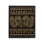 Aztec Double Headed Serpent Deity Framed Canvas Print Gallery Image 8