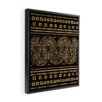 Aztec Double Headed Serpent Deity Framed Canvas Print Gallery Image 2