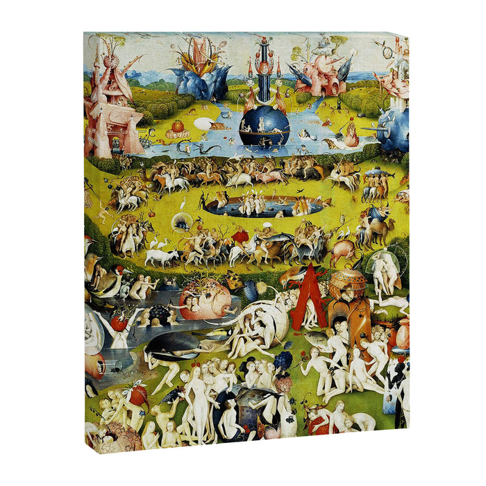 Bosch Garden Of Earthly Delights 3 Panel Canvas Print Gallery Image 1