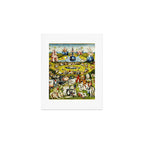 Bosch Garden Of Earthly Delights 3 Panel Art Print Gallery Image 1