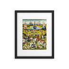 Bosch Garden Of Earthly Delights 3 Panel Framed Art Print Gallery Image 5