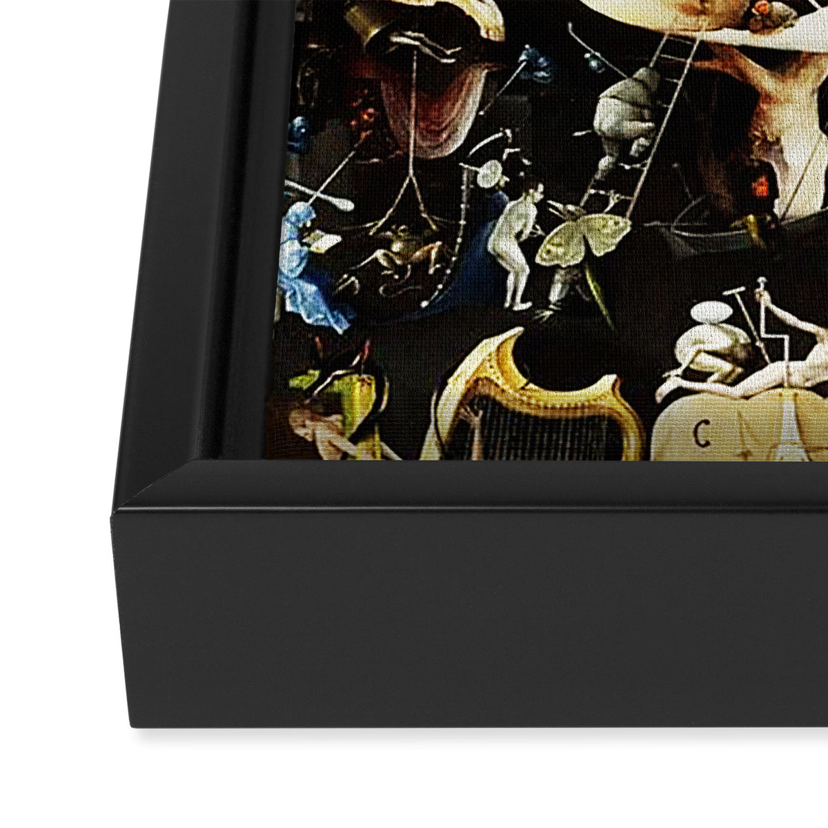 Bosch Garden Of Earthly Delights Panel 3 - Hell Framed Canvas Print Gallery Image 3