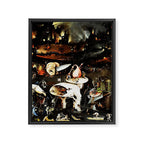 Bosch Garden Of Earthly Delights Panel 3 - Hell Framed Canvas Print Gallery Image 8