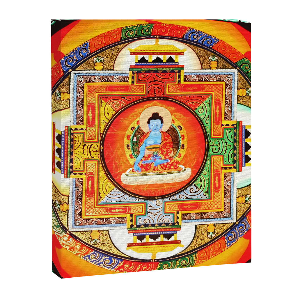 Buddhist Healing Mandala Canvas Print Gallery Image 8