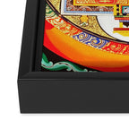 Buddhist Healing Mandala Framed Canvas Print Gallery Image 3