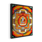 Buddhist Healing Mandala Framed Canvas Print Gallery Image 2