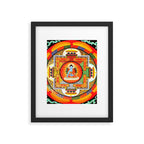 Buddhist Healing Mandala Framed Art Print Gallery Image 6