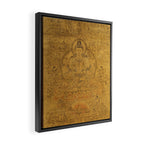Buddhist Thangka Avalokiteshvara Shadakshari-Lokeshvara Framed Canvas Print Gallery Image 2