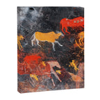 Cave Art Lascaux Deer Hunt Canvas Print Gallery Image 6