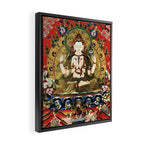 Chenrezig Bodhisattva Tibetan Buddha Framed Canvas Print Gallery Image 2