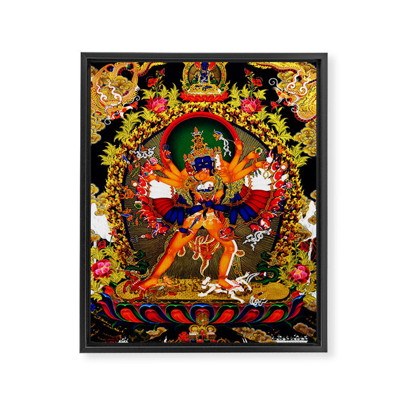 Hindu Kali 12 Framed Canvas Print Gallery Image 8