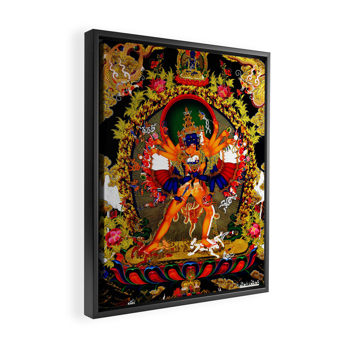 Hindu Kali 12 Framed Canvas Print Gallery Image 2