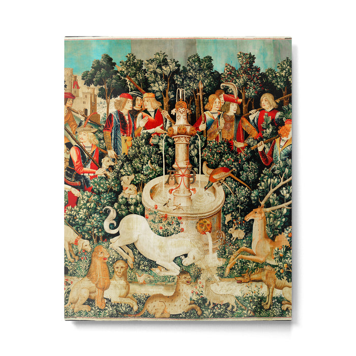 Hunt Of The Unicorn Medieval Tapestry Metal Print Gallery Image 1