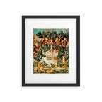 Hunt Of The Unicorn Medieval Tapestry Framed Art Print Gallery Image 6