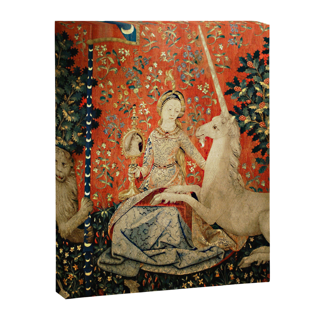 Lady and The Unicorn Sight Canvas Print Gallery Image 8