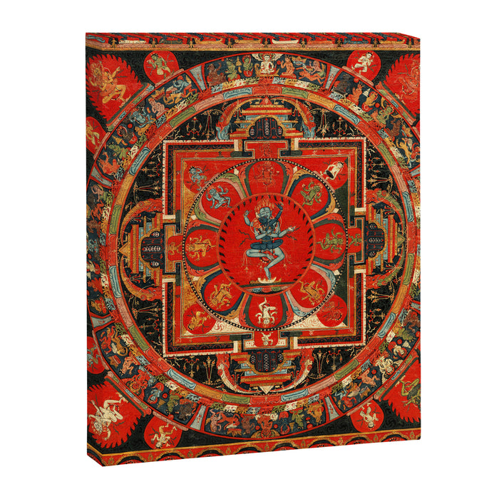 Shri Hevajra Nine Deity Manadala Canvas Print Gallery Image 1