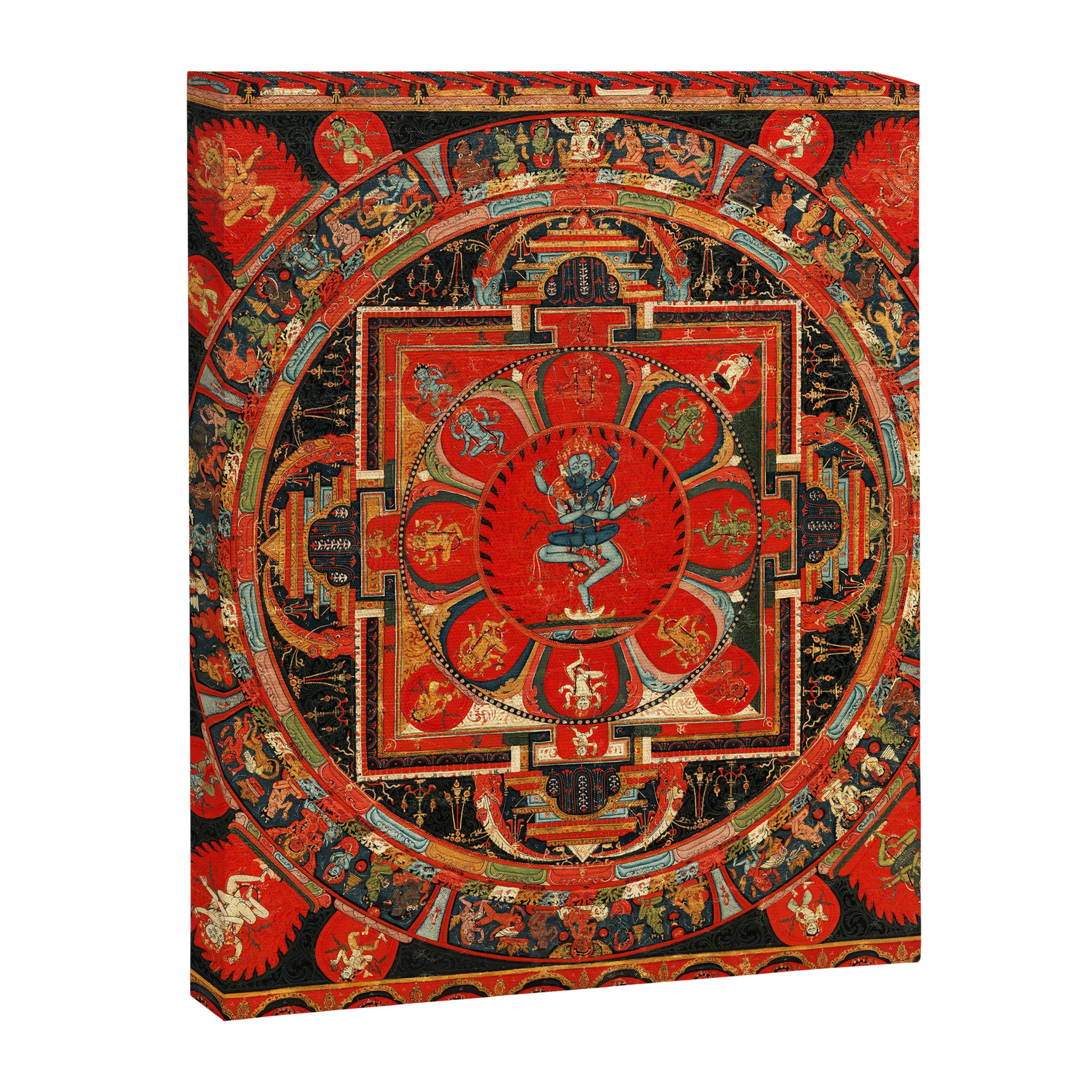 Shri Hevajra Nine Deity Manadala Canvas Print Gallery Image 3