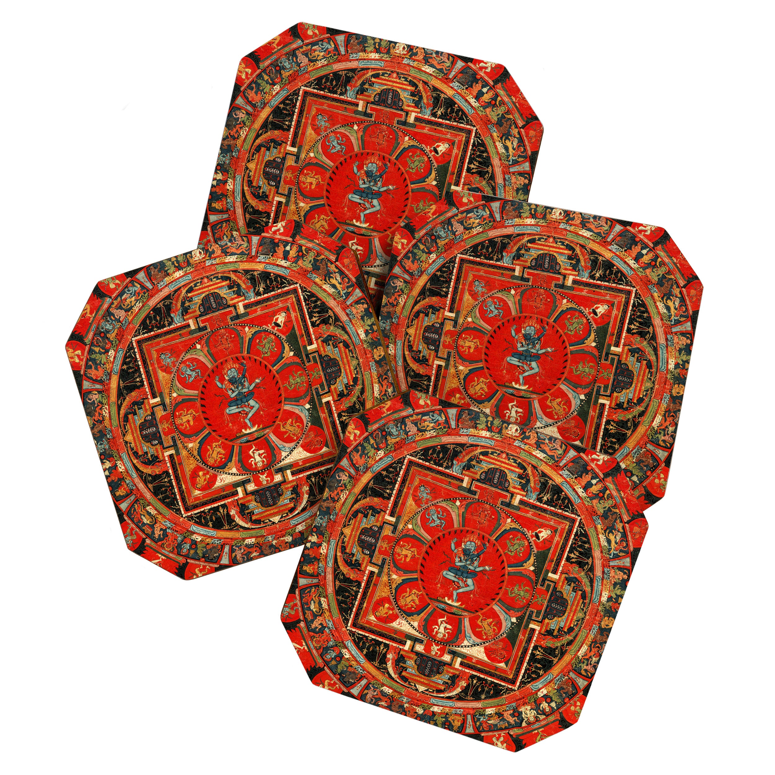 Shri Hevajra Nine Deity Manadala Coaster Gallery Image 1