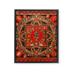 Shri Hevajra Nine Deity Manadala Framed Canvas Print Gallery Image 3