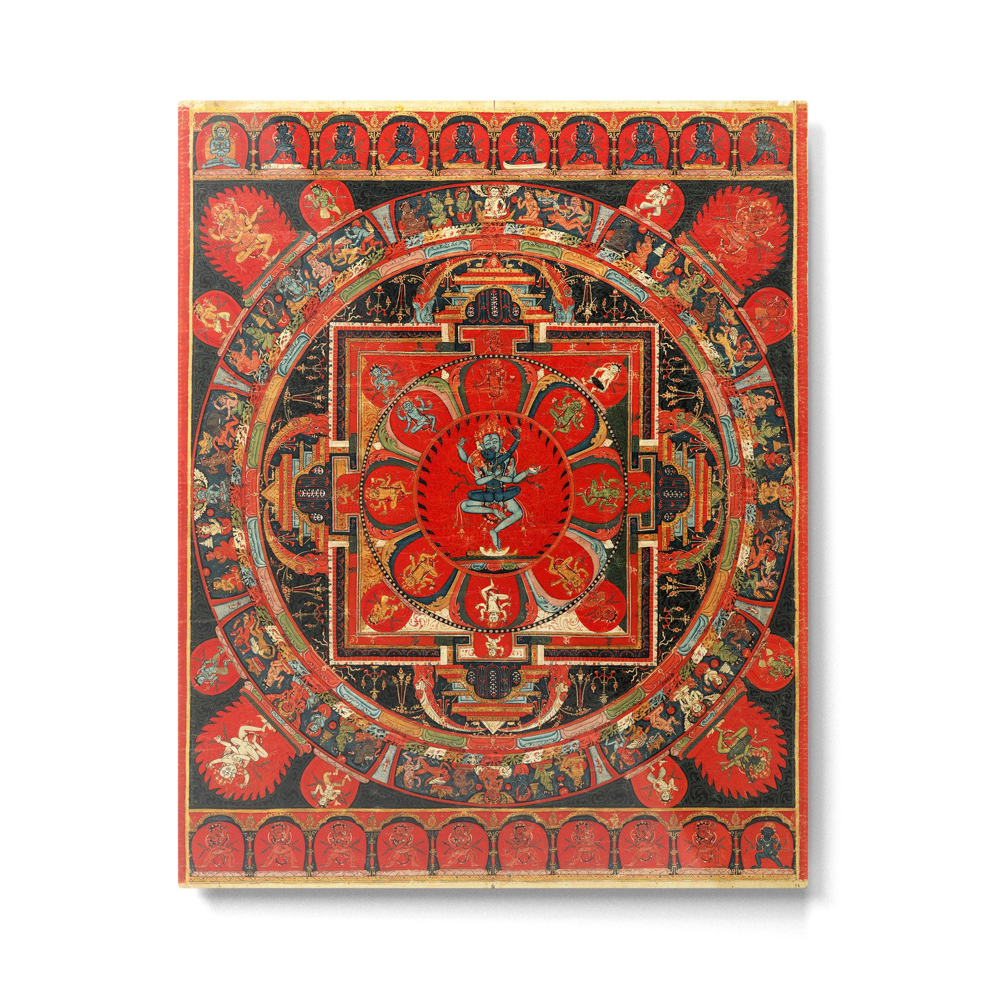 Shri Hevajra Nine Deity Manadala Metal Print Gallery Image 6