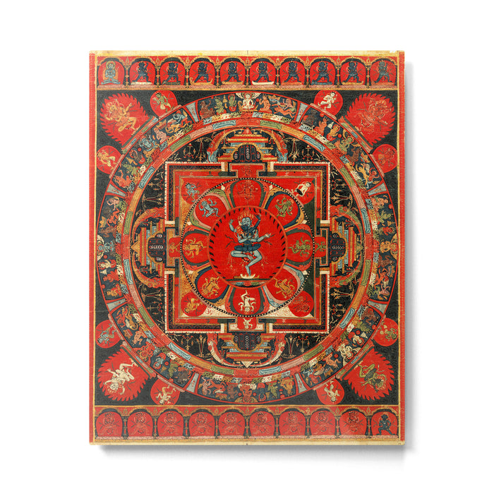 Shri Hevajra Nine Deity Manadala Metal Print Gallery Image 1
