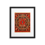 Shri Hevajra Nine Deity Manadala Framed Art Print Gallery Image 6
