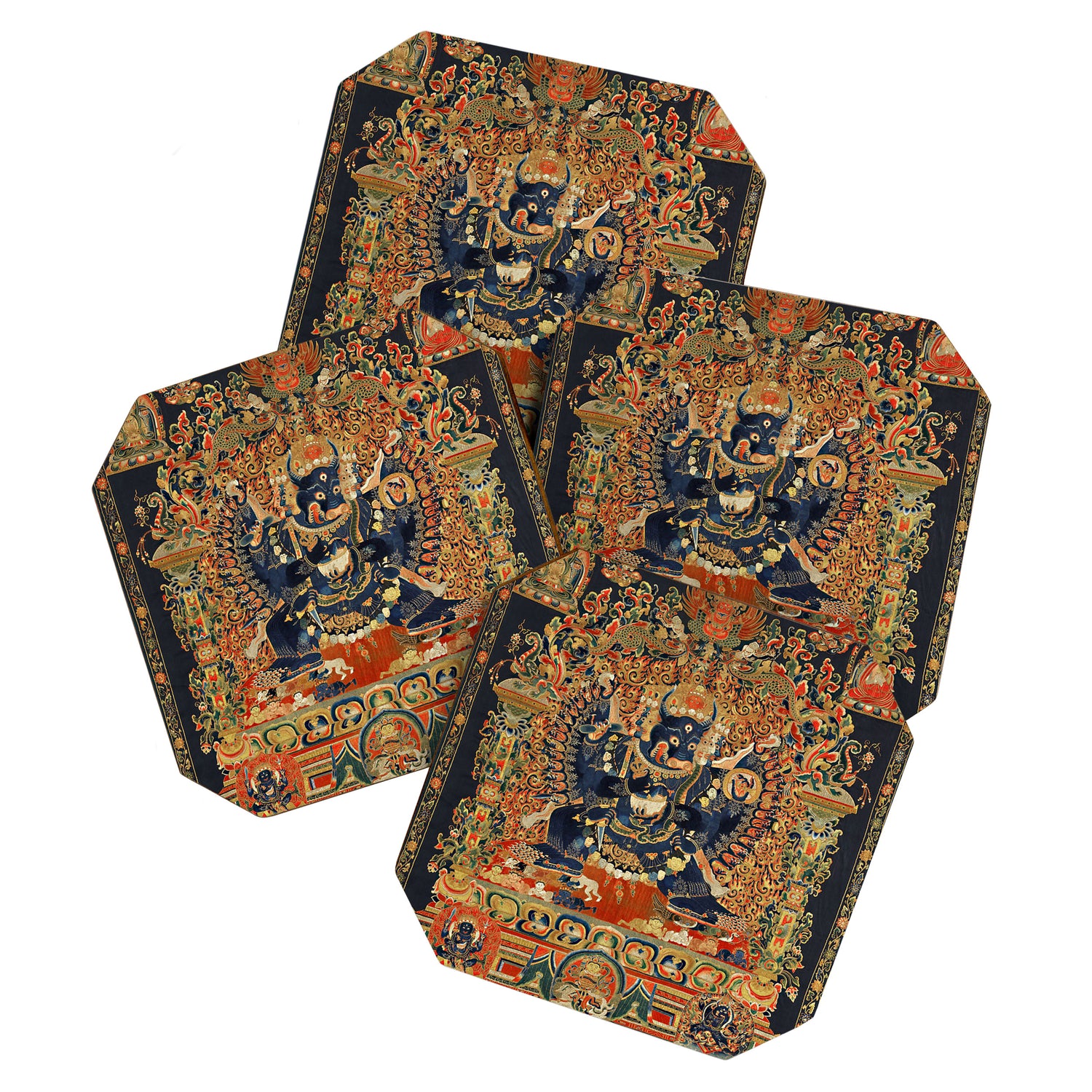 Tantric Buddhist Vajrabhairava Deity 2 Coaster Gallery Image 1