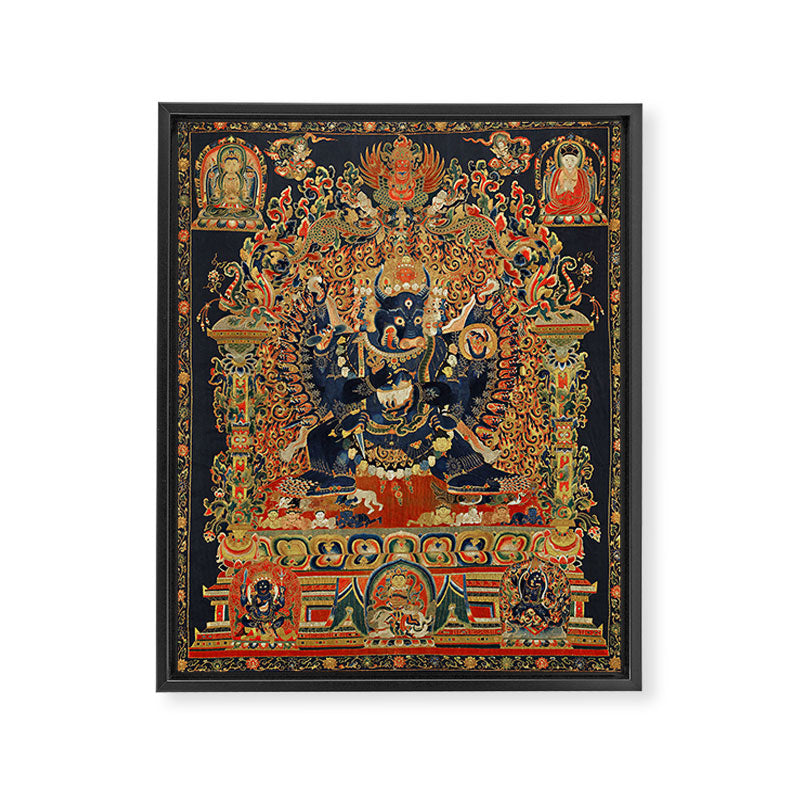 Tantric Buddhist Vajrabhairava Deity 2 Framed Canvas Print Gallery Image 8