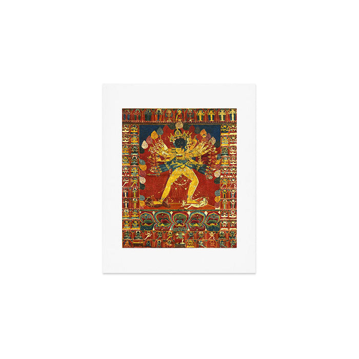 Tibetan Buddhist Kalachakra Wheel Time 1400s Art Print Gallery Image 1