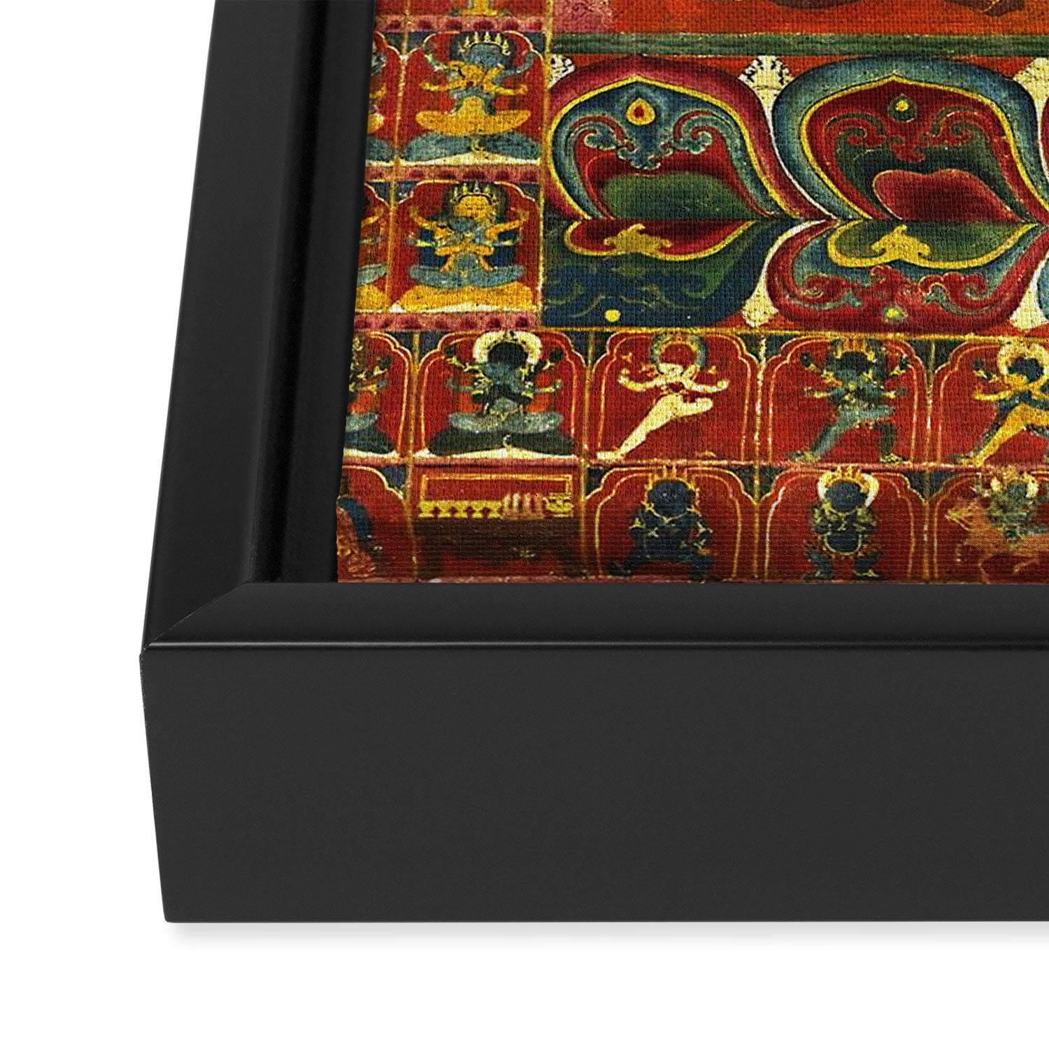 Tibetan Buddhist Kalachakra Wheel Time 1400s Framed Canvas Print Gallery Image 3