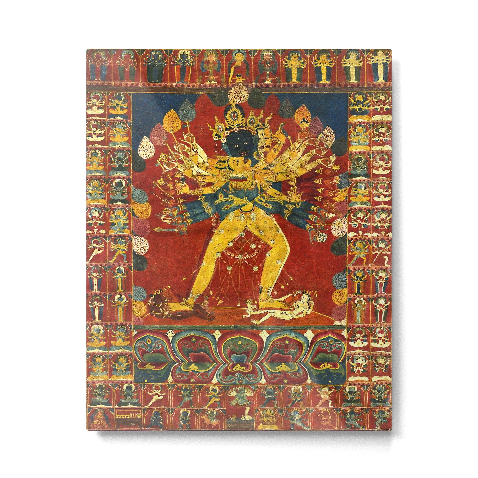 Tibetan Buddhist Kalachakra Wheel Time 1400s Metal Print Gallery Image 6