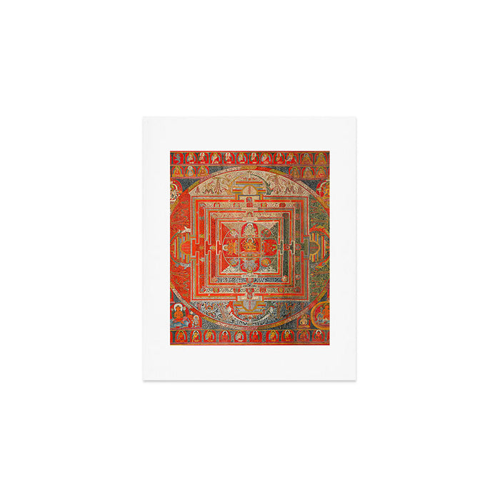 Tibetan Buddhist Mandala Manjuvajra 43 Deities Art Print Gallery Image 1