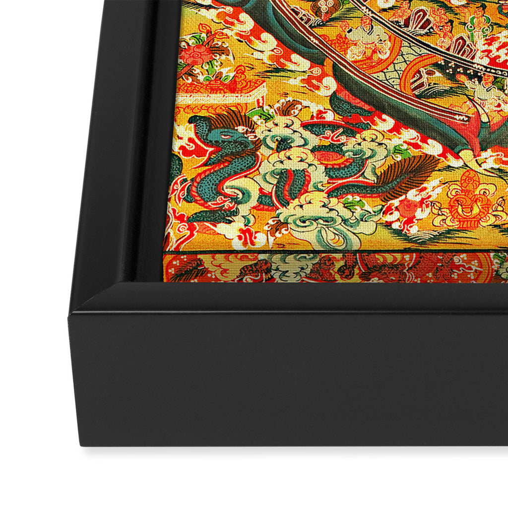 Wheel Of Life Samsara Bhavacakra Framed Canvas Print Gallery Image 3