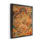 Wheel Of Life Samsara Bhavacakra Framed Canvas Print Gallery Image 2