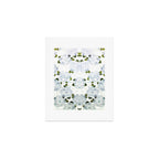 White Blue Ice Snow Hydrangea Art Print Gallery Image 1